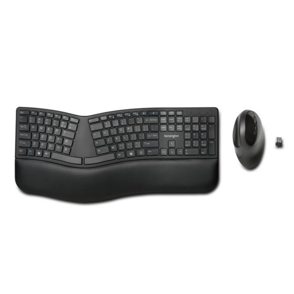 Kit Teclado y Mouse Kensington K75406ES ProFit Ergo