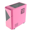 Gabinete Gamer Gamemax Contac COC Pink/White