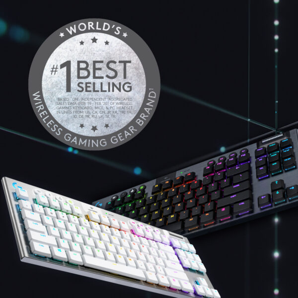 Teclado gamer Logitech G915 TKL QWERTY GL Tactile inglés - Imagen 9