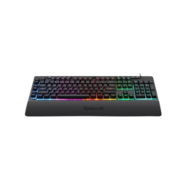 Teclado Gamer Redragon Shiva K512 RGB Negro Membrana Ingles