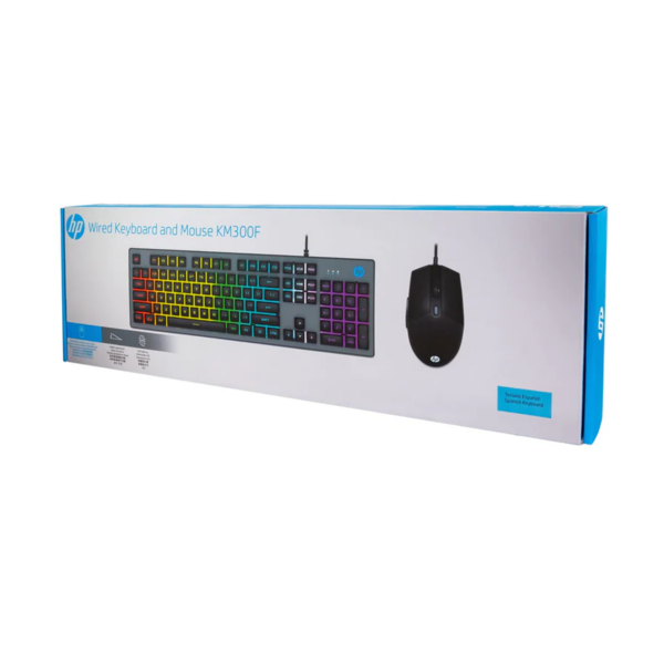 Combo Gamer HP Teclado Mouse KM300F Membrana