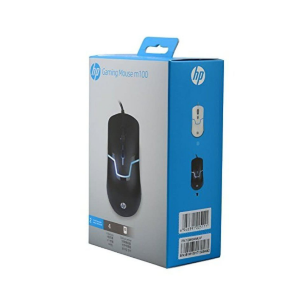 Mouse Gamer HP Alámbrico M100 Blanco 3200 dpi