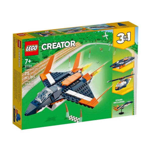 LEGO Creator 3 en 1: AVIÓN JET SUPERSÓNICO 31126 - Imagen 5