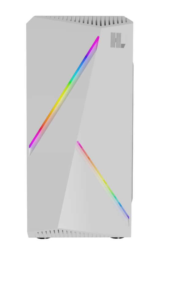 Gabinete Hype Legend Revolution Blanco + 2 Fans Controlador