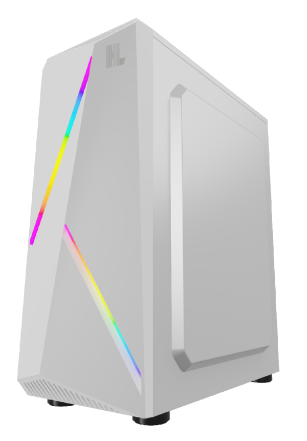 Gabinete Hype Legend Revolution Blanco + 2 Fans Controlador