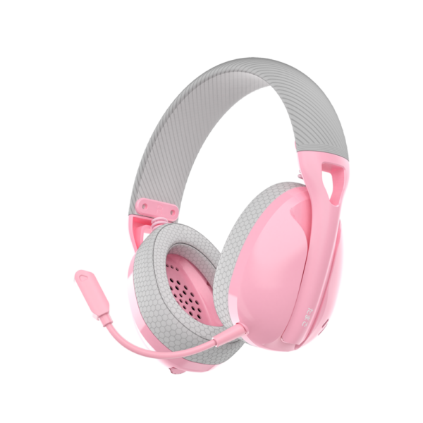 Audifonos Gamer Fantech Tamago WHG01 Pink Inalambrico