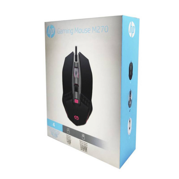 Mouse Gamer HP M270 6 botones 2400 dpi USB