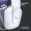 Audífonos Gamer Inalámbricos Logitech G Series G733 Blanco - Imagen 6