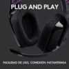 Audifonos Gamer Logitech G535 Inalambricos Negros - Imagen 7