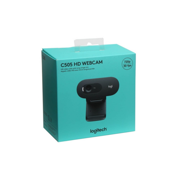 Camara Web Logitech C505 Webcam HD Videollamada Streaming