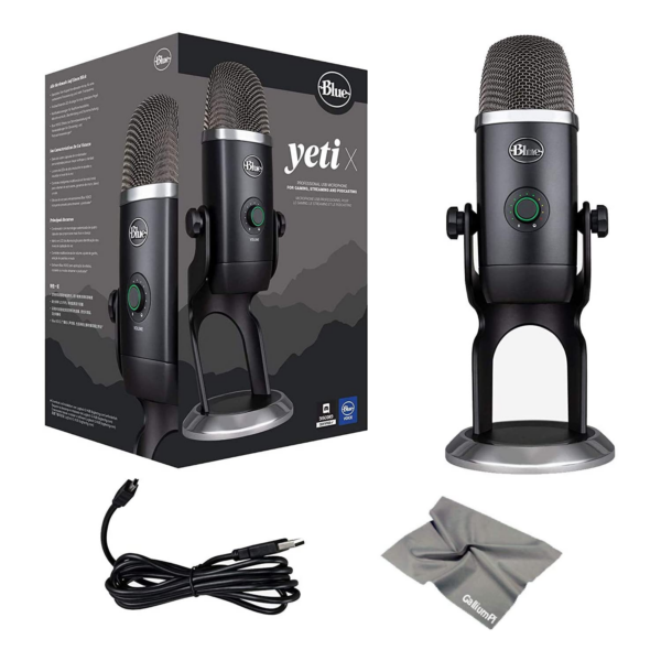 Microfono Gamer Blue Yeti X Negro Podcast Streaming