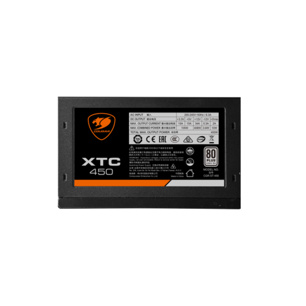 Fuente de poder Cougar 500W Xtc500 80+ Plus White
