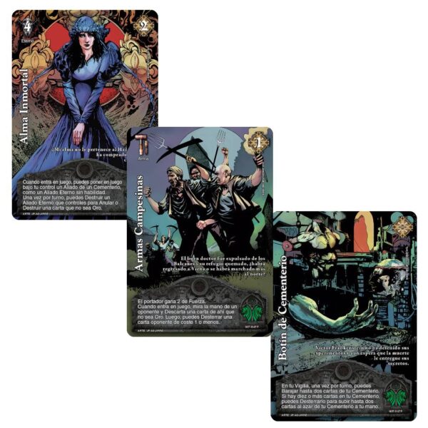 Display Despertar Gótico + set de 9 cartas Frankenstein