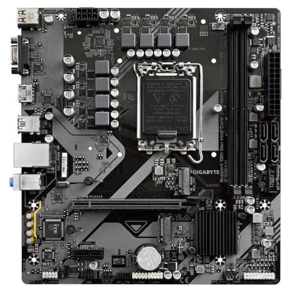 Placa Madre Gigabyte B760M H LGA 1700 DDR5