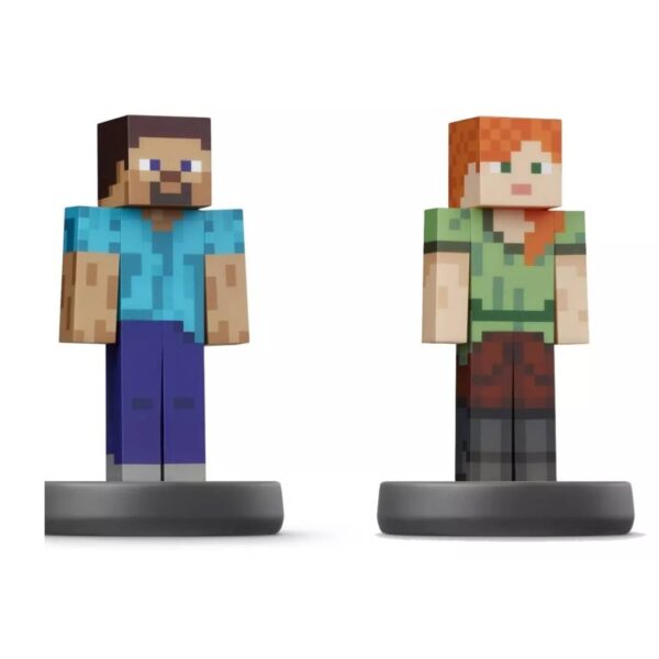 Amiibo Super Smash Bros Steve And Alex