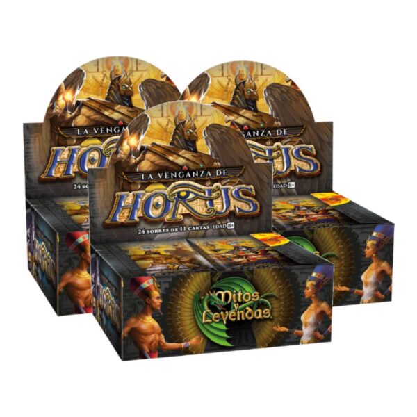 Pack 3 Display 24 Sobres La Venganza de Horus Myl