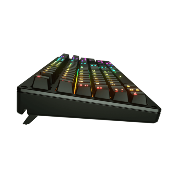 Teclado Gamer Cougar Puri RGB Mecanico Cable Negro Ingles
