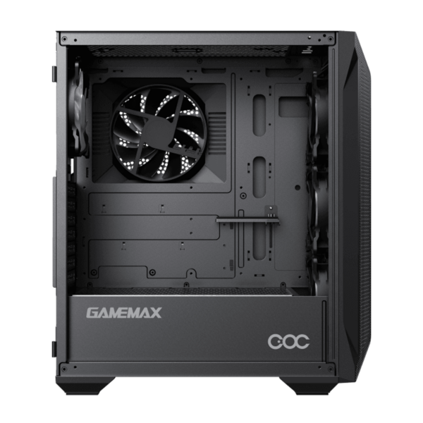 Gabinete Gamer Gamemax Bruffen C1 Negro 4 ventiladores