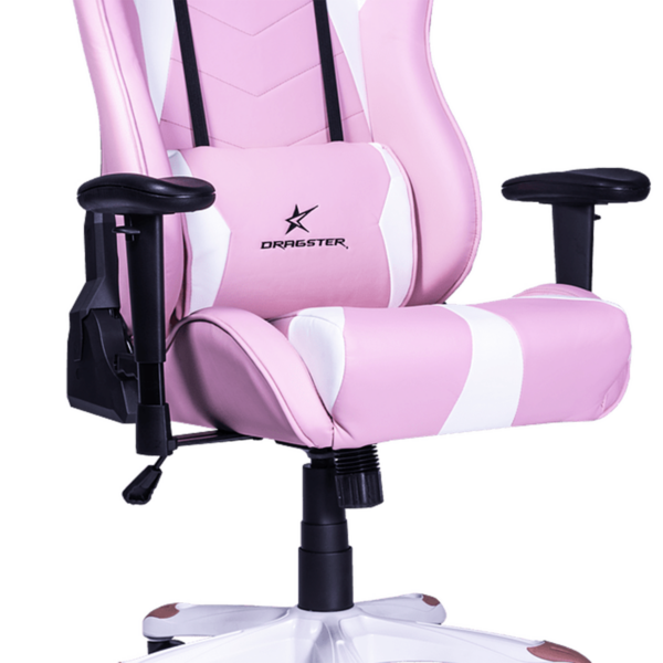 Silla Gamer Dragster GT 500 Pink Edition Apoyabrazo 3D