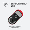 Mouse Gamer Logitech PRO X Superlight Inalambrico Rojo - Imagen 4