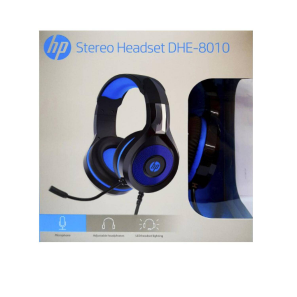 Audifonos Gamer HP DHE-8010 Jack 3.5 Ps4 Ps5 PC Negro