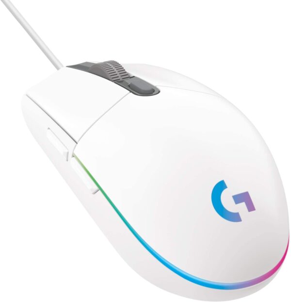 Mouse Gamer Logitech G203 Lightsync Rgb 8000 dpi Blanco