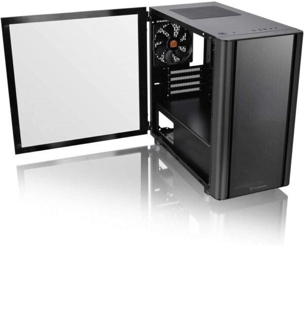 Gabinete Thermaltake V150 TG Black MicroATX