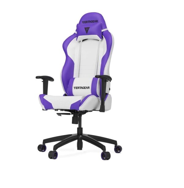 SILLA GAMER VERTAGEAR VG-SL2000_WP WHITE/PURPLE