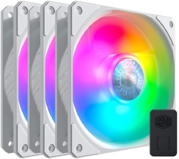 Pack 3 Ventiladores Cooler Master Sickleflow White Edition