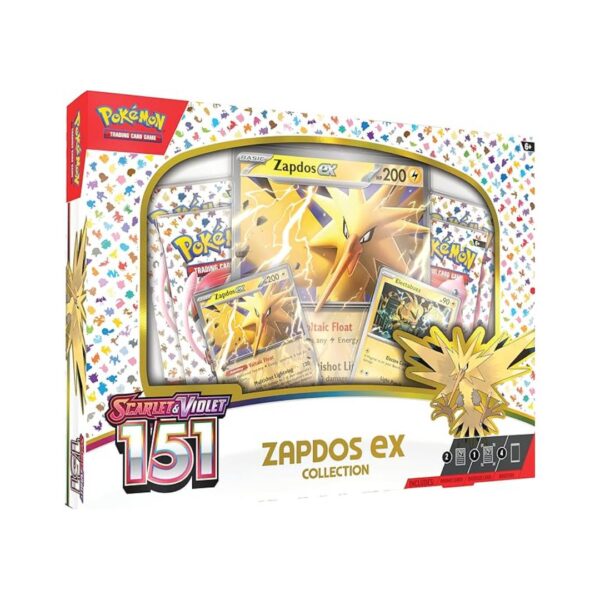 Pokemon TCG Scarlet & Violet Zapdos Ex Box Ingles