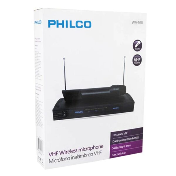 Kit de Microfonos Inalambricos Philco WM570 VHF FM