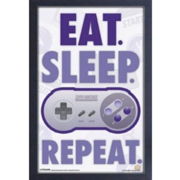 Cuadro Nintendo Eat. Sleep. Game. Repeat 470x315x18