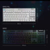 Teclado Gamer Logitech G915 TKL BLANCO RGB mecanico - Imagen 5
