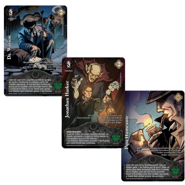Display Despertar Gótico + set de 9 cartas Watson & Holmes
