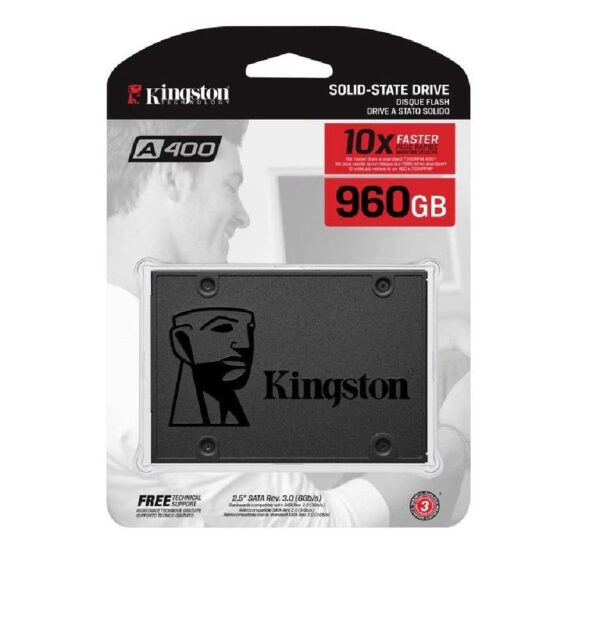 Disco Duro Sólido Kingston A400 960 GB SATA3 2,5"