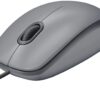 Mouse Logitech Alambrico M110 Silent Plata 1000dpi