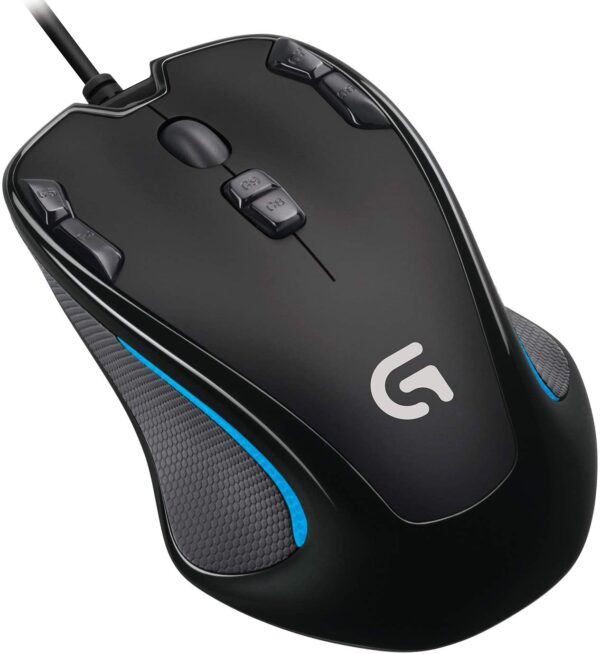 Mouse Gamer Logitech G300s Ambidiestro Negro USB