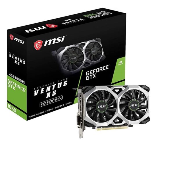 Tarjeta de Video MSI GTX 1650 Ventus XS OC 4GB GDDR6