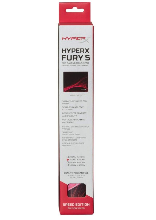 Mousepad Gamer HyperX Fury Medium Speed Edition 36x30cm