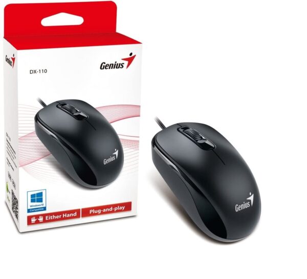 Mouse Genius DX-110 USB Optico Negro