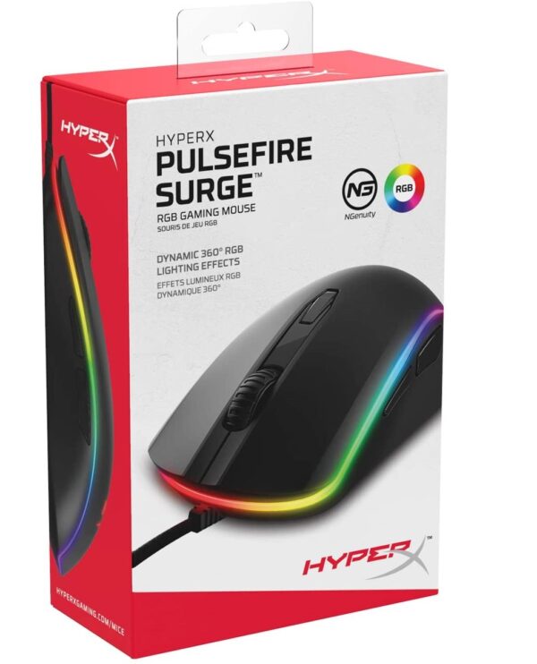 Mouse Gamer HyperX Pulsefire Surge RGB 16000 dpi