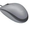 Mouse Logitech Alambrico M110 Silent Plata 1000dpi
