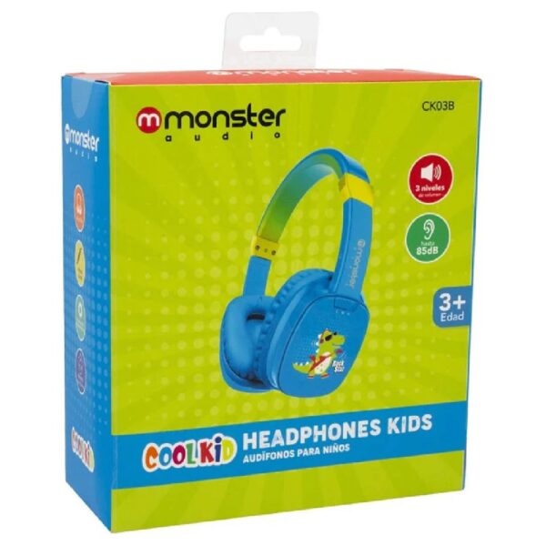 Audifono Monster Coolkid Ck03B Azul