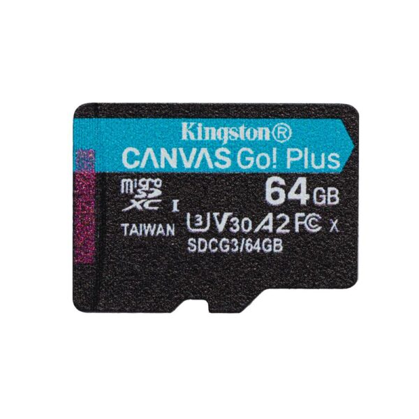 Tarjeta de Memoria Kingston Canvas Go! Plus microSDXC 64 GB