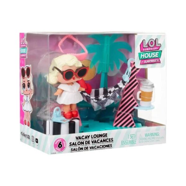 Figura L.O.L. Surprise! Vacay Lounge House of Surprises