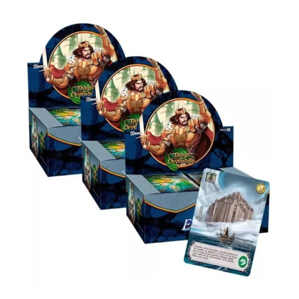 Pack 3 Display Excalibur Mitos Y Leyendas+Carta Promo Sarras