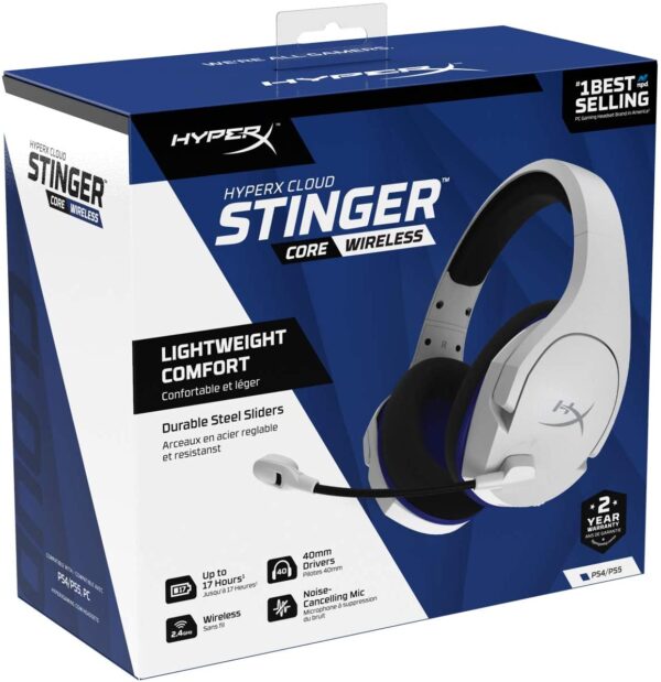 Audifono Gamer HyperX Cloud Stinger Core Inalambrico Blanco