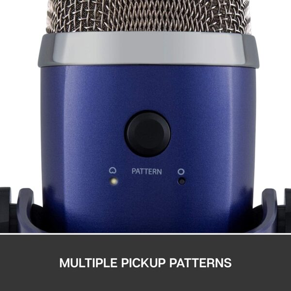 Micrófono Blue Yeti Nano Streaming Podcast Usb Azul