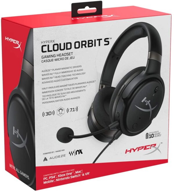 Audifonos Gamer HyperX Cloud Orbit S USB 3.5mm Sonido 3D