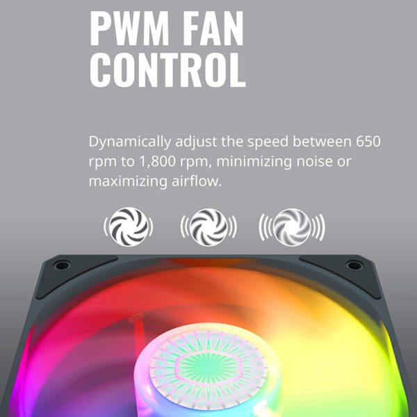 Ventilador Cooler Master Sickleflow 120mm ARGB